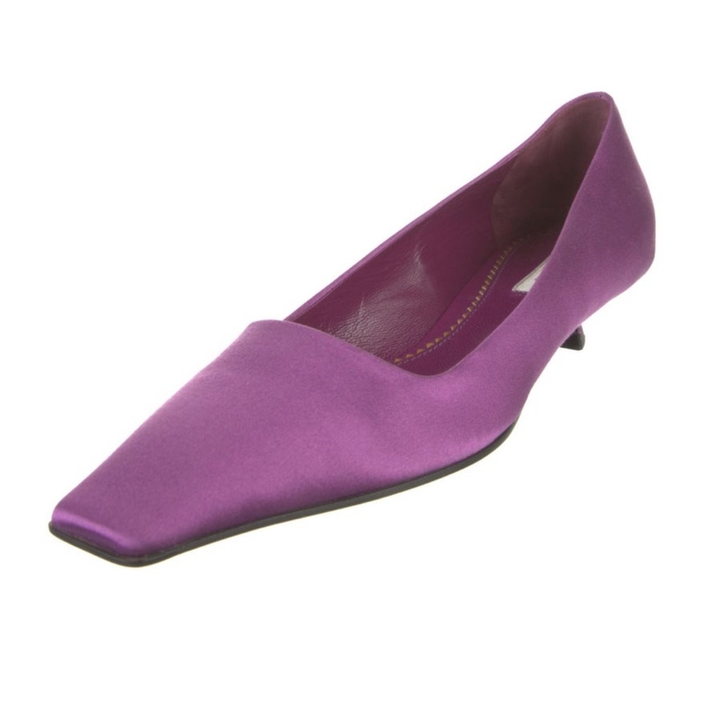 PRADA Satin Kitten Heels w/ original box and dust bag